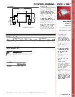 Cooper Lighting Sure-Lites HZU1254 Specification Sheet preview