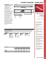 Предварительный просмотр 1 страницы Cooper Lighting Sure-Lites STL StairLite Specification Sheet