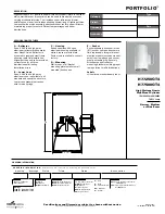 Cooper Lighting T4 E11 Specification preview