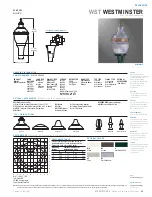 Cooper Lighting Westminster WST50SR2554 Specifications предпросмотр