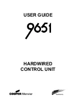 Cooper Menvier Scantronic 9651 User Manual preview