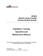 Cooper Notification SP40S Series Installation, Testing, Operation And Maintenance Manual preview