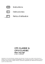 Preview for 3 page of Cooper Pegler CP15 Classic Instruction Book