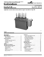 Cooper Power Systems Kyle GV Installation Instructions Manual preview