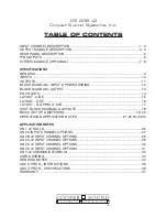 Preview for 2 page of Cooper Sound CS 208 V2 Operator'S Manual