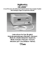 Предварительный просмотр 1 страницы Cooper Surgical frigitronics CE-2000 Instructions For Use Manual