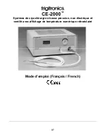 Предварительный просмотр 39 страницы Cooper Surgical frigitronics CE-2000 Instructions For Use Manual