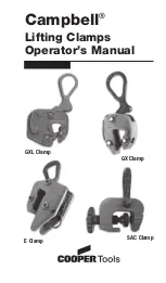 Cooper Tools Campbell E Operator'S Manual preview