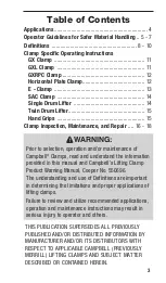 Preview for 3 page of Cooper Tools Campbell E Operator'S Manual