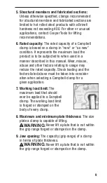 Preview for 9 page of Cooper Tools Campbell E Operator'S Manual