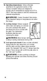 Preview for 10 page of Cooper Tools Campbell E Operator'S Manual