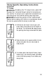 Preview for 13 page of Cooper Tools Campbell E Operator'S Manual