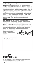 Preview for 36 page of Cooper Tools Campbell E Operator'S Manual