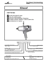 Preview for 1 page of Cooper Tools Cleco 400PTHF206 Parts Manual