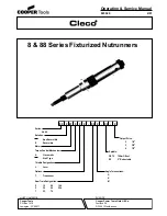 Cooper Tools Cleco 88 Series Operation & Service Manual предпросмотр