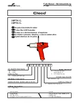 Cooper Tools Cleco Parts Manual предпросмотр