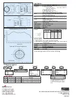 Предварительный просмотр 2 страницы Cooper Wheelock DB4 Range Specification