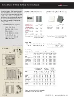 Cooper Wheelock MTWP-2475W-NW Specification preview