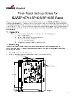 Preview for 1 page of Cooper Wheelock SAFEPATH4 SP40S Setup Manual