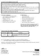 Preview for 2 page of Cooper Wheelock STH-4M30WC Specification