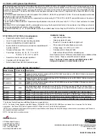 Preview for 2 page of Cooper Wheelock STH-4MSR Specification