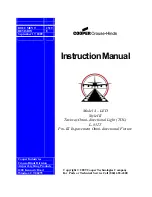 Предварительный просмотр 1 страницы Cooper 4-Style III Instruction Manual