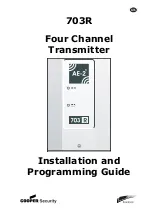 Preview for 3 page of Cooper 703EUR-00 Installation And Programming Manual