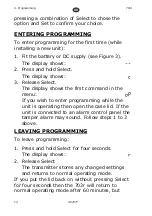 Preview for 16 page of Cooper 703EUR-00 Installation And Programming Manual