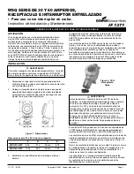 Предварительный просмотр 5 страницы Cooper Crouse-Hinds WSQ Series Installation & Maintenance Information