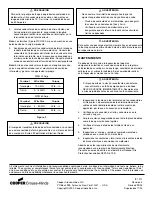 Предварительный просмотр 6 страницы Cooper Crouse-Hinds WSQ Series Installation & Maintenance Information