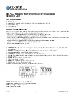 Cooper DTW 200 User Manual preview