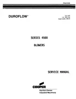 Cooper Duroflow 4500 series Service Manual preview