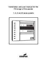 Cooper FX range Installation And User Manual preview