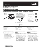 Preview for 1 page of Cooper HALO RL460 Series Instructions Manual