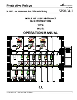 Preview for 1 page of Cooper Low Impedance Bus Differential Relay M-LIB3 Operation Manual