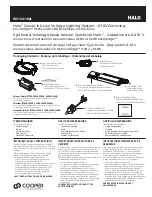 Preview for 1 page of Cooper QuickLink MicroEdge HLB4 Installation Instructions Manual