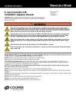 Cooper WaveLinx Wired ILM-SCMA0401-2 Installation Instructions Manual preview