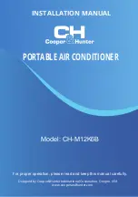 Cooper&Hunter CH-M12K6B Installation Manual preview