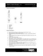 Preview for 2 page of Coopers of Stortford 10098 Instructions For Use