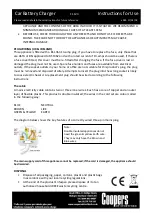 Preview for 5 page of Coopers of Stortford 11123 Instructions For Use