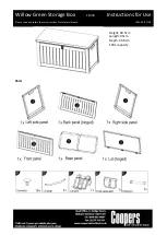 Предварительный просмотр 1 страницы Coopers of Stortford 11434 Instructions For Use