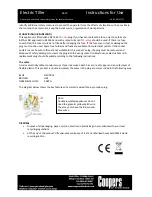 Preview for 13 page of Coopers of Stortford 6672 Instructions For Use Manual