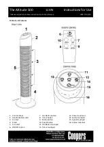 Preview for 3 page of Coopers of Stortford Altitude 500 Instructions For Use Manual