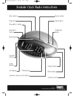 Coopers of Stortford Bedside Clock Radio Instructions preview