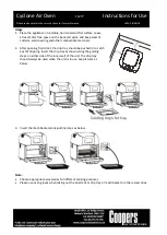 Preview for 3 page of Coopers of Stortford Cyclone Air Oven Instructions For Use Manual