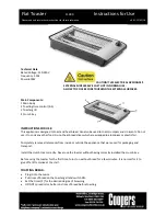 Preview for 1 page of Coopers of Stortford F377 Instructions For Use