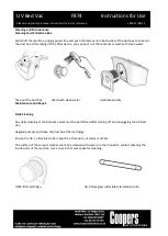 Preview for 4 page of Coopers of Stortford F874 Instructions For Use Manual