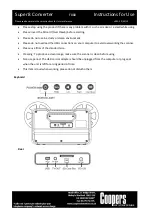 Preview for 3 page of Coopers of Stortford F880 Instructions For Use Manual