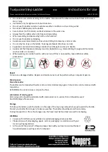 Preview for 2 page of Coopers of Stortford F918 Instructions For Use