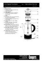 Preview for 2 page of Coopers of Stortford F922 Instructions For Use Manual